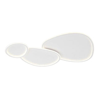 Plafoniera a led 100 watt tre ovali a tripla colorazione di luce CCT