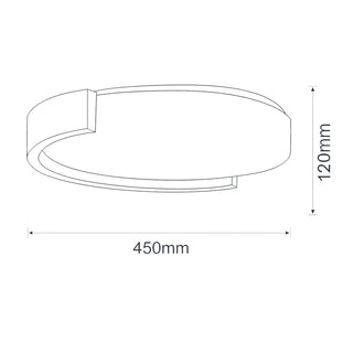 Plafoniera led da soffitto 60W con tecnologia CCT dimmerabile con telecomando