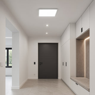Plafoniera led slim quadrata 45 watt tecnologia CCT da 6500 a 2700k
