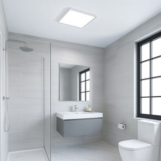 Plafoniera led slim quadrata 45 watt tecnologia CCT da 6500 a 2700k