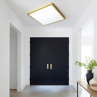 Plafoniera led slim quadrata 45 watt tecnologia CCT da 6500 a 2700k