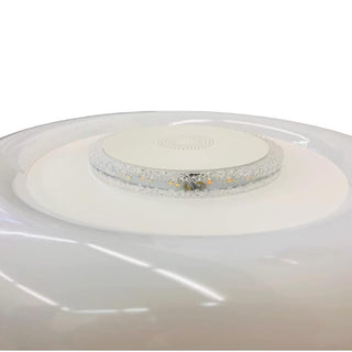 Plafoniera RGB 72W con cassa bluetooth telecomando e APP opaca