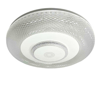 Plafoniera RGB 72W con cassa bluetooth telecomando e APP trasparente