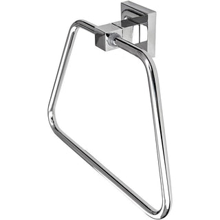Porta asciugamano ad anello in acciaio fissaggio versatile