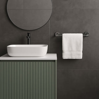 Porta asciugamani lungo da 40 e 60 cm in acciaio modello Stella
