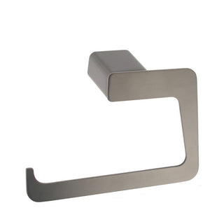 Porta asciugamani anello stilizzato acciaio modello Cromia