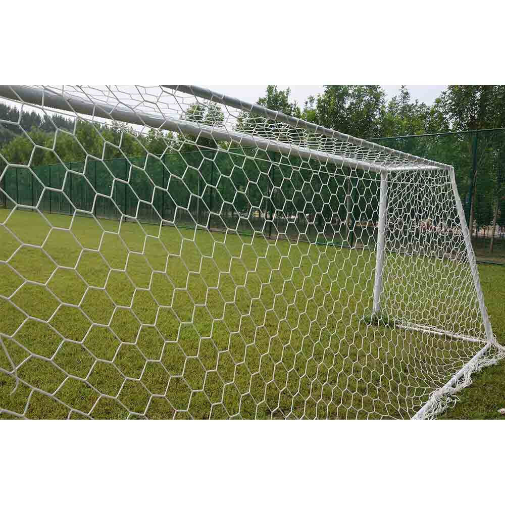 Rete per porta da calcio in nylon 5,5x2,1x2 metri allenamento calcetto ricambio sport