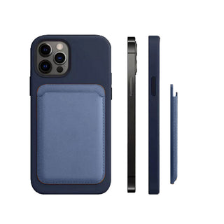 Porta carta di credito magnetico per cellulare iPhone e cover