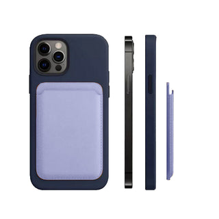 Porta carta di credito magnetico per cellulare iPhone e cover