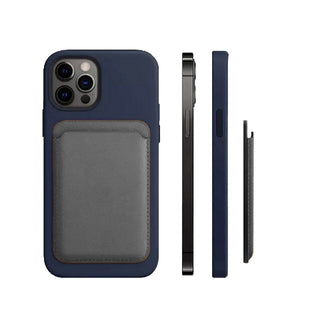 Porta carta di credito magnetico per cellulare iPhone e cover