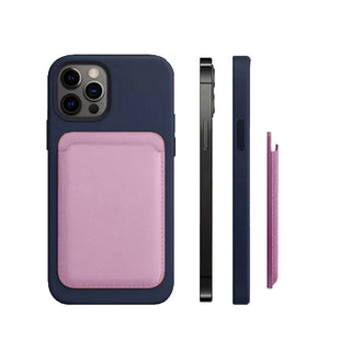 Porta carta di credito magnetico per cellulare iPhone e cover