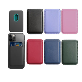 Porta carta di credito magnetico per cellulare iPhone e cover