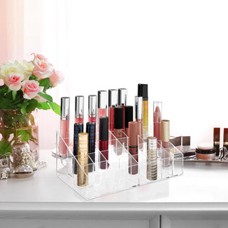 Organizer trucchi 36 scomparti espositore smalti rossetti cosmetici