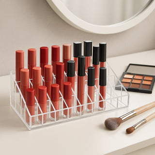Organizer trucchi 36 scomparti espositore smalti rossetti cosmetici