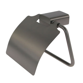 Porta rotolo con coperchio x carta igienica stilizzato modello Cromia