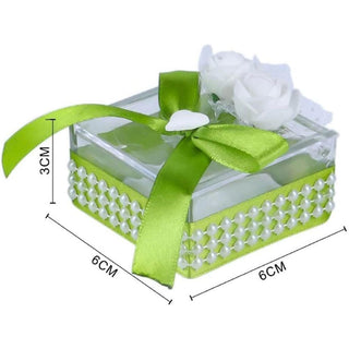 Set 12 scatolina portaconfetti per promessa di matrimonio bomboniere