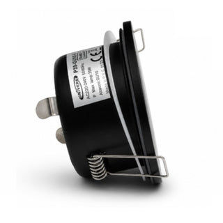 Portafaretto da incasso rotondo per faretti GU10 in alluminio IP44