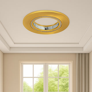 Portafaretto incasso con brillantini oro argento x controsoffittatura