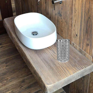 Accessori bagno argento barocco dispenser bicchiere piattino