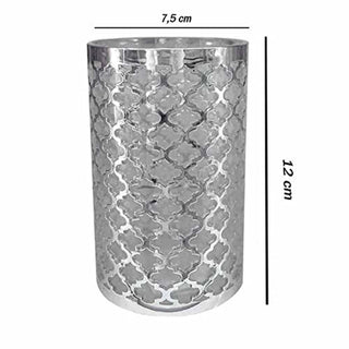 Accessori bagno argento barocco dispenser bicchiere piattino