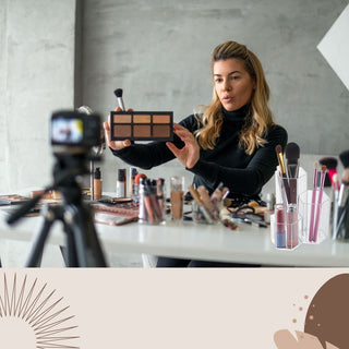 Organizer cosmetici porta trucchi creme make up 3 scomparti in ABS