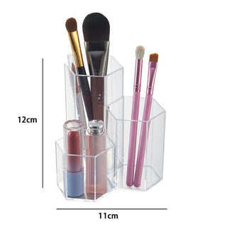 Organizer cosmetici porta trucchi creme make up 3 scomparti in ABS