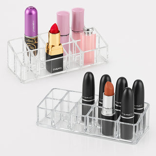 Organizer trucchi 12 scomparti espositore smalti rossetti cosmetici