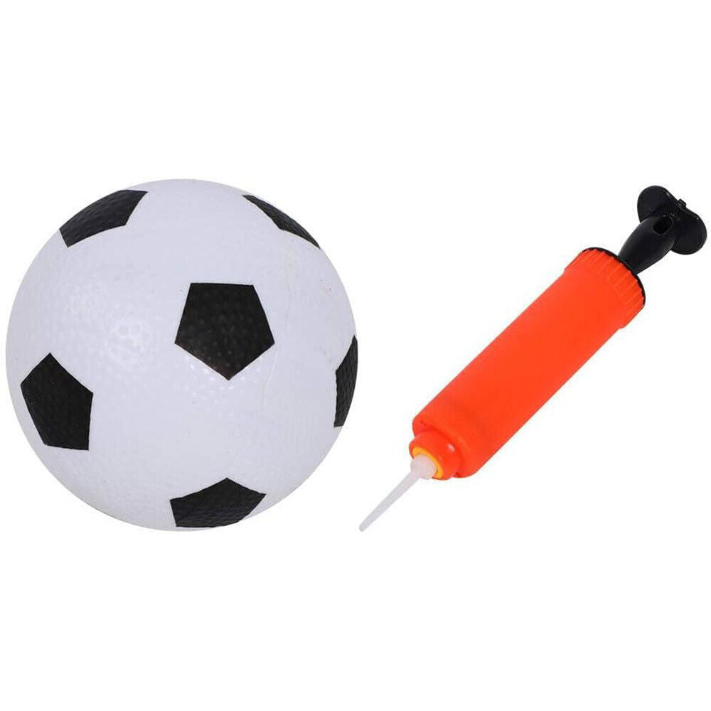 Set 2 porte da calcio per bambini gioco porta da calcetto con rete pallone gonfiatore