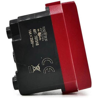 Presa bipasso bivalente 10-16A rossa x living light international air