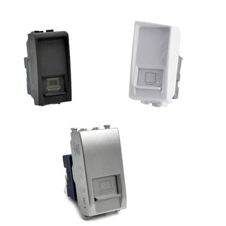 Presa di rete LAN RJ45 8Pin UTP Cat5e 1P living light internatonal air
