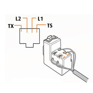 Presa telefonica RJ11 compatibile con vimar plana presa telefono