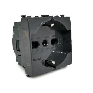 Presa schuko 16A 2P compatibile con vimar plana