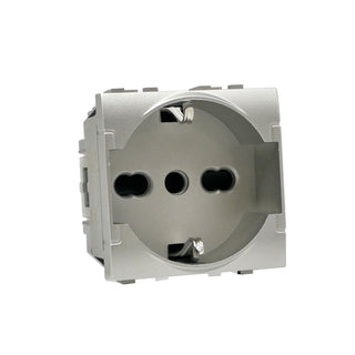 Presa schuko 16A 2P compatibile con vimar plana