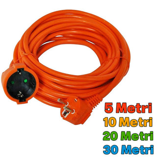 Prolunga elettrica interno esterno 16a presa schuko 5 10 20 30 MT