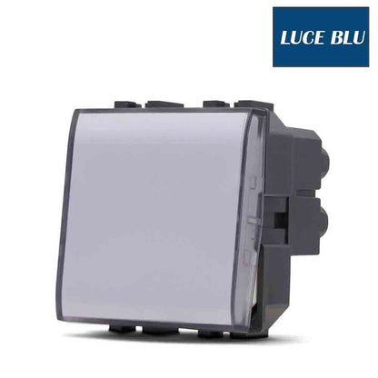 Pulsante luce notturna 2 watt compatibile con vimar plana interruttore on/off segnapassi luce calda fredda naturale blu