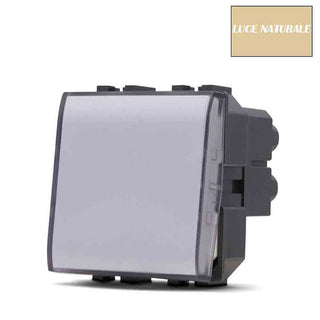 Luce notturna 2W compatibile con vimar plana interruttore ON/OFF