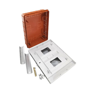 Quadro elettrico da incasso centralino 2x8 16 moduli DIN IP40