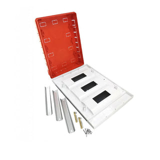 Quadro elettrico da incasso centralino 3x12 36 moduli DIN IP40