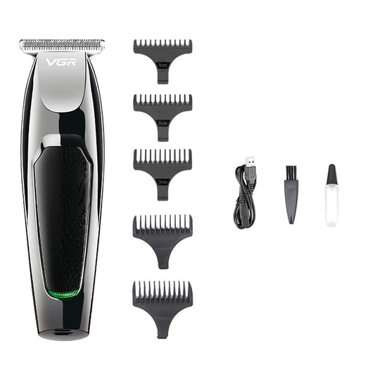 Rasoio tagliacapelli VGRB HAIR TRIMMER ricaricabile con 5 pettinini regolatore portatile per barba capelli basette corpo 030