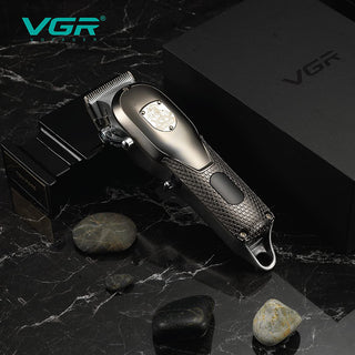 Rasoio VGR HAIR CLIPPER con display 6 pettinini leva regolabile 276
