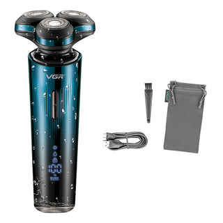 Rasoio VGR MEN’S SHAVER per barba impermeabile con display  311