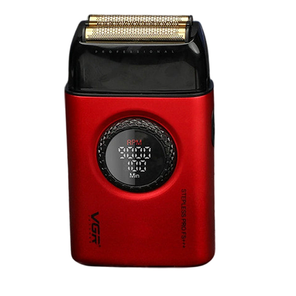 Rasoio elettrico per barba tripla lama VGR FOIL SHAVER ricaricabile con display 7000/9000 RPM velocità regolabile