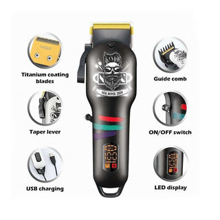 Rasoio VGR HAIR CLIPPER barba capelli con display 4 testine 699