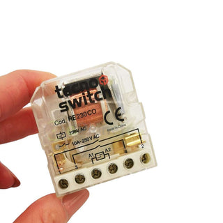Relè interruttore impulsi elettromeccanico 2 contatto 1NO 230V 10A