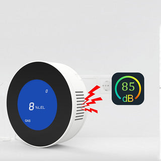 Rilevatore di Gas WI-FI smart sensore allarme con App Alexa Google