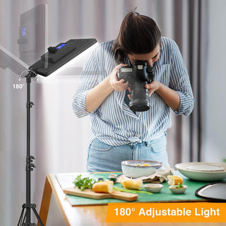 Luce di riempimento dimmerabile 3 colarazione ring light + cavalletto