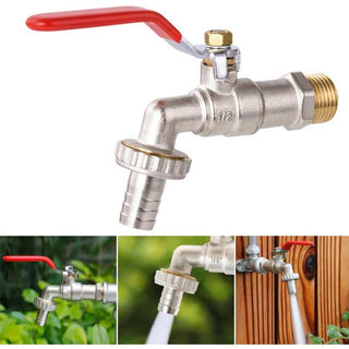Rubinetto da giardino da esterno per irrigazione valvola a sfera ½"