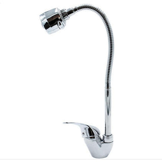 Rubinetto a canna flessibile da lavello cucina con doccetta 2 getti