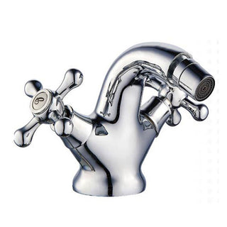 Rubinetto per bidet due manopole miscelatore da bagno modello Roma