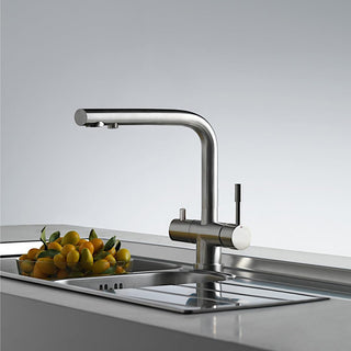 Rubinetto da cucina a due vie per depuratore d’acqua due leve